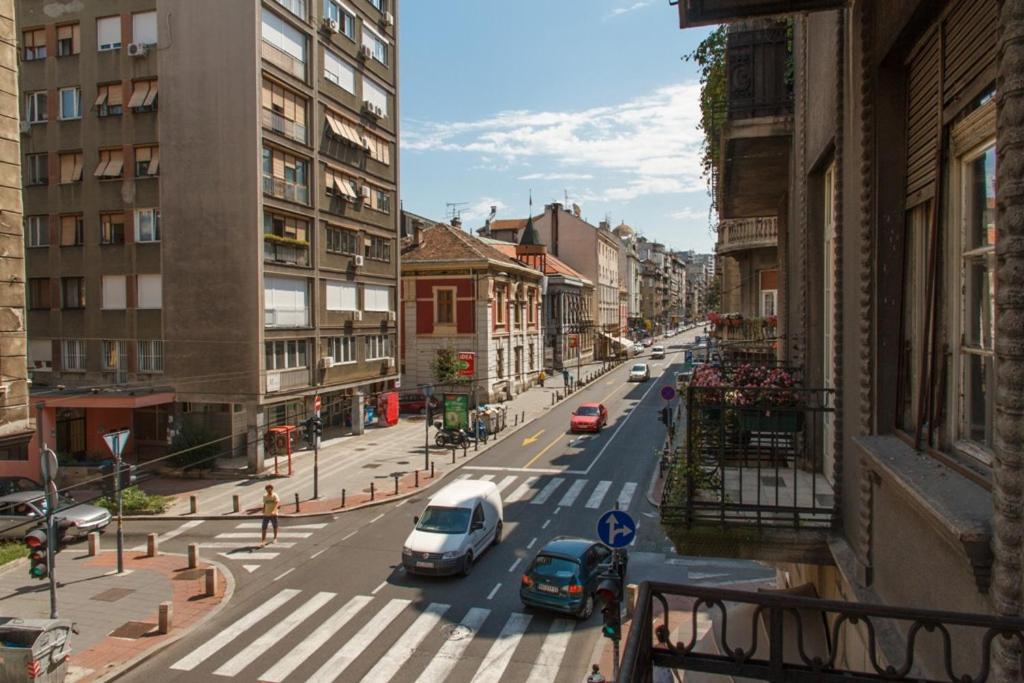 City Center Apartment With Balcony Bělehrad Exteriér fotografie